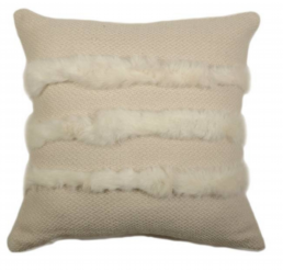 Rabbit Striped Pillow-0